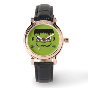 Frankenstein Halloween Face Armbanduhr