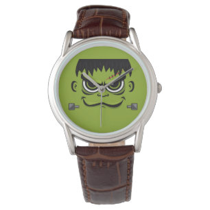Frankenstein Halloween Face Armbanduhr