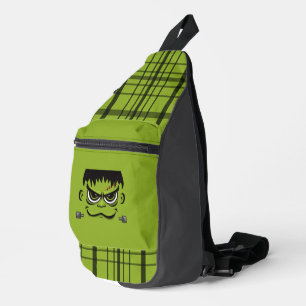 Frankenstein Halloween Face Crossbody Bag
