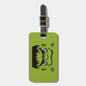 Frankenstein Halloween Face Gepäckanhänger (Vorderseite vertikal)