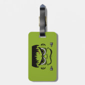 Frankenstein Halloween Face Gepäckanhänger (Rückseite vertikal)