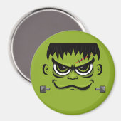 Frankenstein Halloween Face Magnet (Vorderseite/Rückseite)