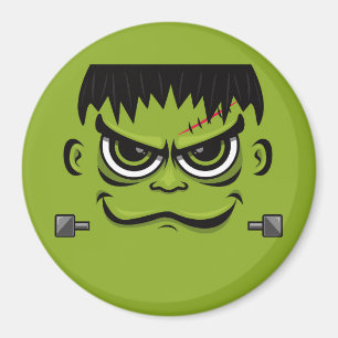 Frankenstein Halloween Face Magnet