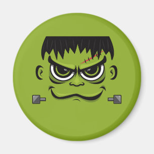 Frankenstein Halloween Face Magnet