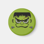 Frankenstein Halloween Face Magnet (Vorne)