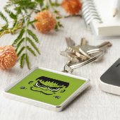 Frankenstein Halloween Face Schlüsselanhänger (Seite)