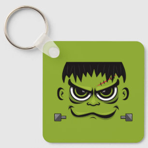 Frankenstein Halloween Face Schlüsselanhänger