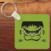 Frankenstein Halloween Face Schlüsselanhänger (Vorderseite)