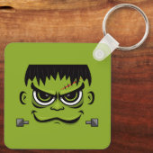 Frankenstein Halloween Face Schlüsselanhänger (Rückseite)