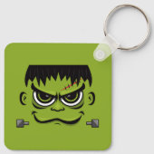 Frankenstein Halloween Face Schlüsselanhänger (Rückseite)