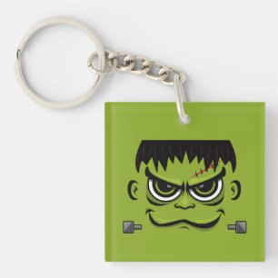 Frankenstein Halloween Face Schlüsselanhänger