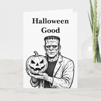 Frankenstein Halloween Gut Karte