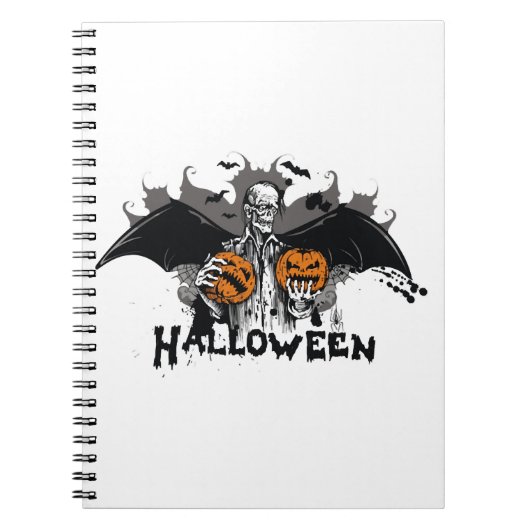 Frankenstein Halloween Notizblock (Vorderseite)