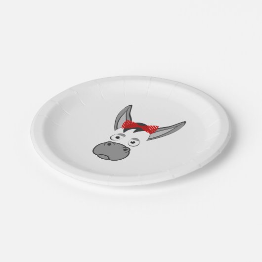 Frankenstein Halloween Pappteller (Schrägansicht)