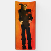 Frankenstein Halloween-Party Art Tor Beängstigend Banner (Vertikal)