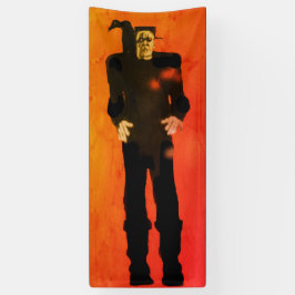 Frankenstein Halloween-Party Art Tor Beängstigend Banner