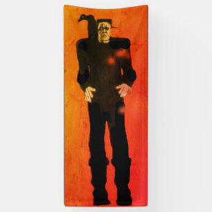 Frankenstein Halloween-Party Art Tor Beängstigend Banner