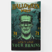 Frankenstein Halloween-Party Banner (Vertikal)