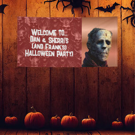 Frankenstein Halloween-Party Banner