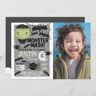 Frankenstein Halloween Party Einladung