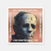 Frankenstein Halloween-Party Serviette (Vorderseite)