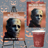 Frankenstein Halloween-Party Snacks Sockelschild