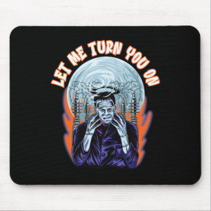 Frankenstein Halloween S Horror Vintag Funny Horr Mousepad