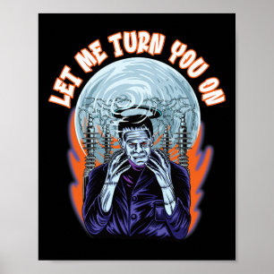 Frankenstein Halloween S Horror Vintag Funny Horr Poster