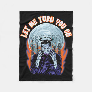 Frankenstein Halloween S Horror Vintage Lustig Hor Fleecedecke