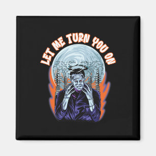 Frankenstein Halloween S Horror Vintage Lustig Hor Magnet