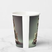 Frankenstein Head Birthday Chocolate Cake Pappbecher (Links)