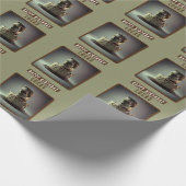 Frankenstein Head Chocolate Cake Geschenkpapier (Ecke)