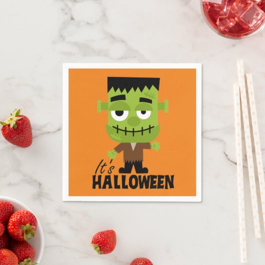 Frankenstein ist Halloween Serviette (Beispiel)