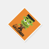 Frankenstein ist Halloween Serviette (Ecke)