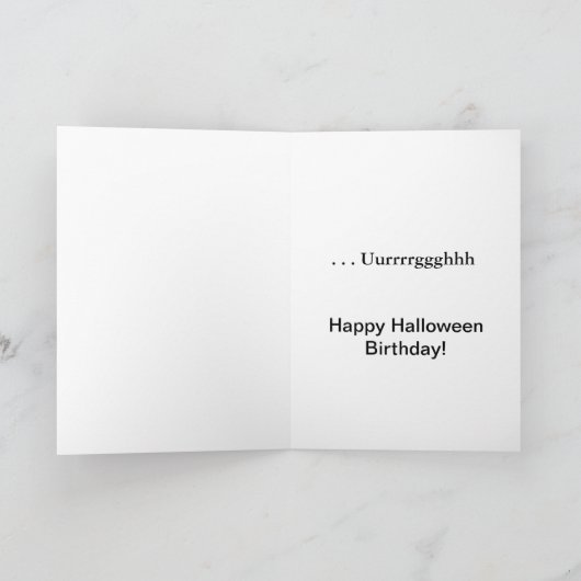 Frankenstein Karte (Innenseite)