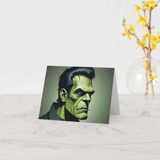 frankenstein-Karte Karte (Gelbe Blume)