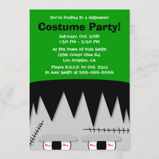 Frankenstein Kids Halloween-Party Einladung