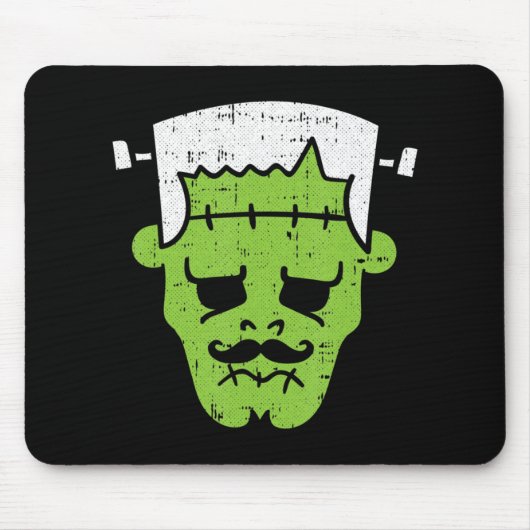Frankenstein Lazy Halloween Costume Horror Movie M Mousepad (Vorne)