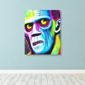 Frankenstein Leinwand Art (Insitu (Holzboden))