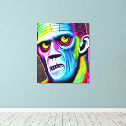 Frankenstein Leinwand Art (Insitu (Holzboden))