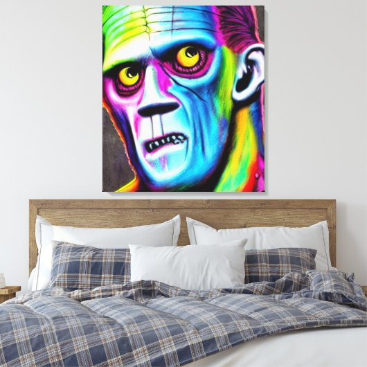 Frankenstein Leinwand Art (Insitu (Schlafzimmer))