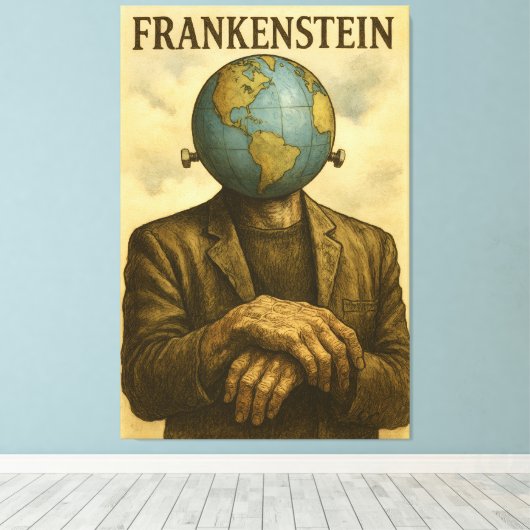 FRANKENSTEIN Leinwanddruck (Insitu (Holzboden))