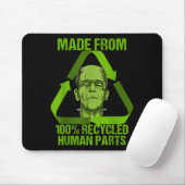Frankenstein Made From 100% Recycled Human Parts H Mousepad (Mit Mouse)