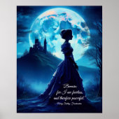 Frankenstein Mary Shelley Quote Poster (Vorne)