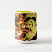 Frankenstein mask candy zweifarbige tasse (Mittel)