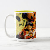 Frankenstein mask candy zweifarbige tasse (Links)
