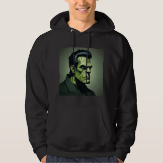frankenstein mens schwarzer Hoodie