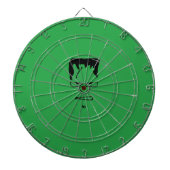 Frankenstein Metal Cage Dartboard Dartscheibe (vorne)
