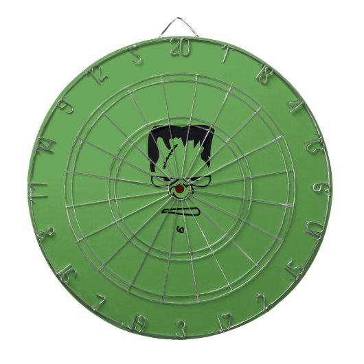Frankenstein Metal Cage Dartboard Dartscheibe (vorne)