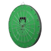 Frankenstein Metal Cage Dartboard Dartscheibe (Vorderseite rechts)